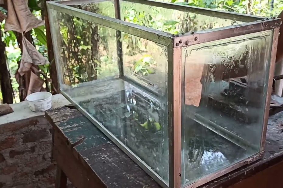 How To Make An Aquarium At Home | Aluminum Frame - Youtube