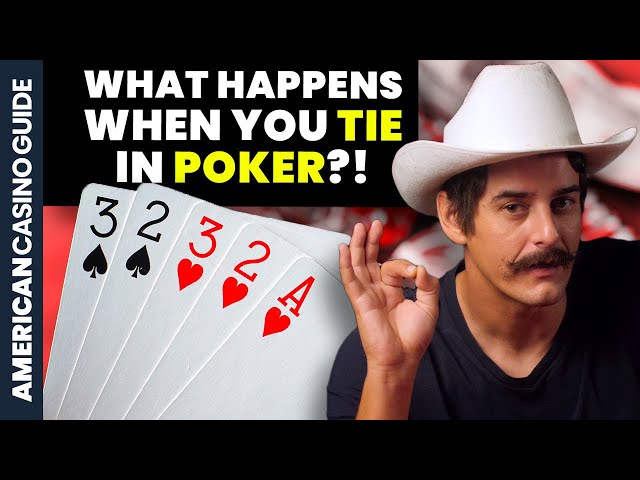 What Happens When You Tie In Poker? - Poker School Ep.3 - Youtube