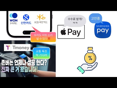 [4K] 신한 , 국민 , 우리(BC)카드도 이제 애플페이 등록 가능하다고? 게다가 티머니까지? (feat.삼성페이 유로화)